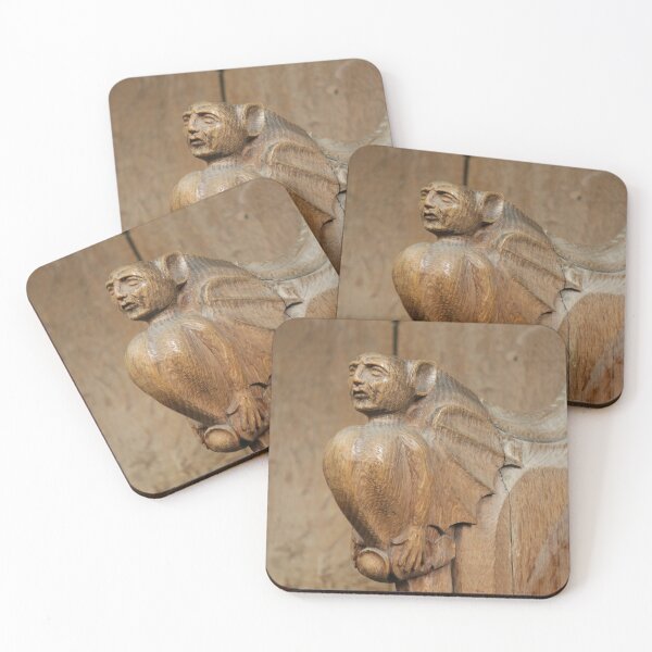 Item preview, Bat Man Church Bench End designed and sold by wiggyofipswich.