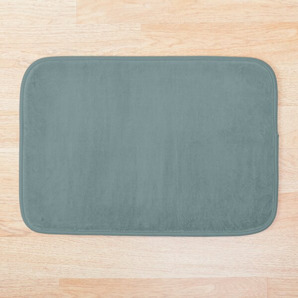 Cool Tropical Blue-Green Solid Color Pairs To Benjamin Moore Aegean Teal 2136-40 2021 Color of the Year Bath Mat