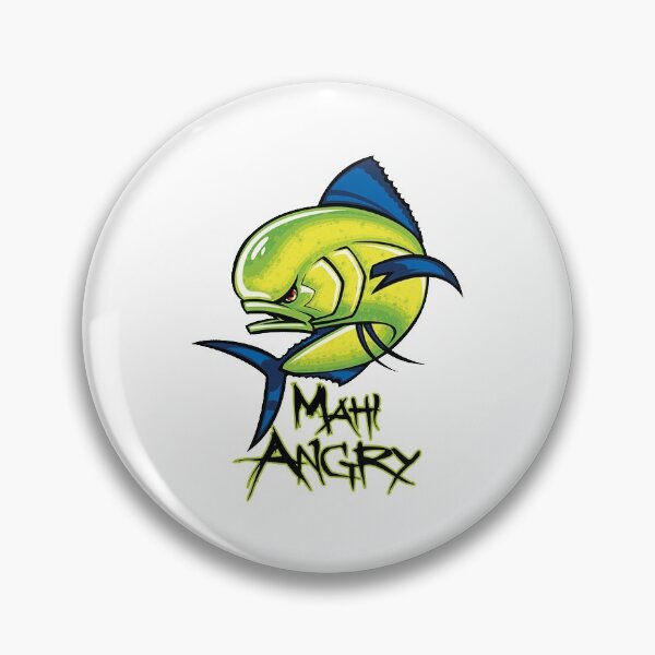 Item preview, Mahi Angry - Mad Red Eye Mahi Mahi designed and sold by Kaos Urbanwear.