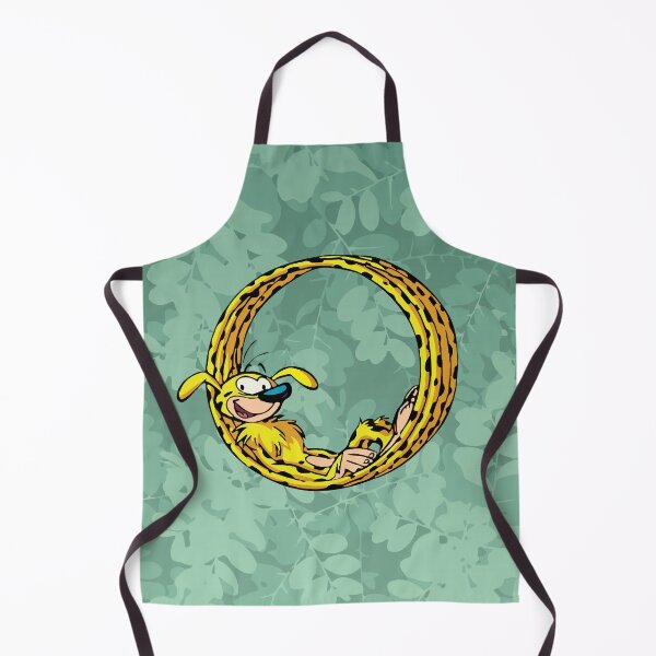 Item preview, Marsupilami chilling in round tail / Light green design designed and sold by Hubashop.