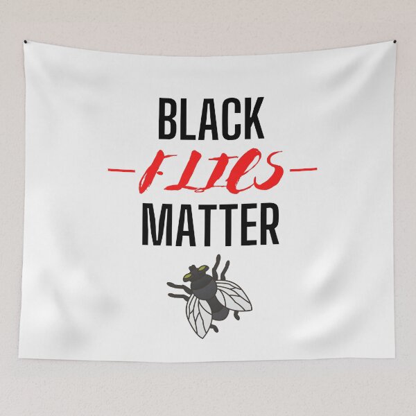 Item preview, black flies matter designed and sold by OneTimeEngineer.