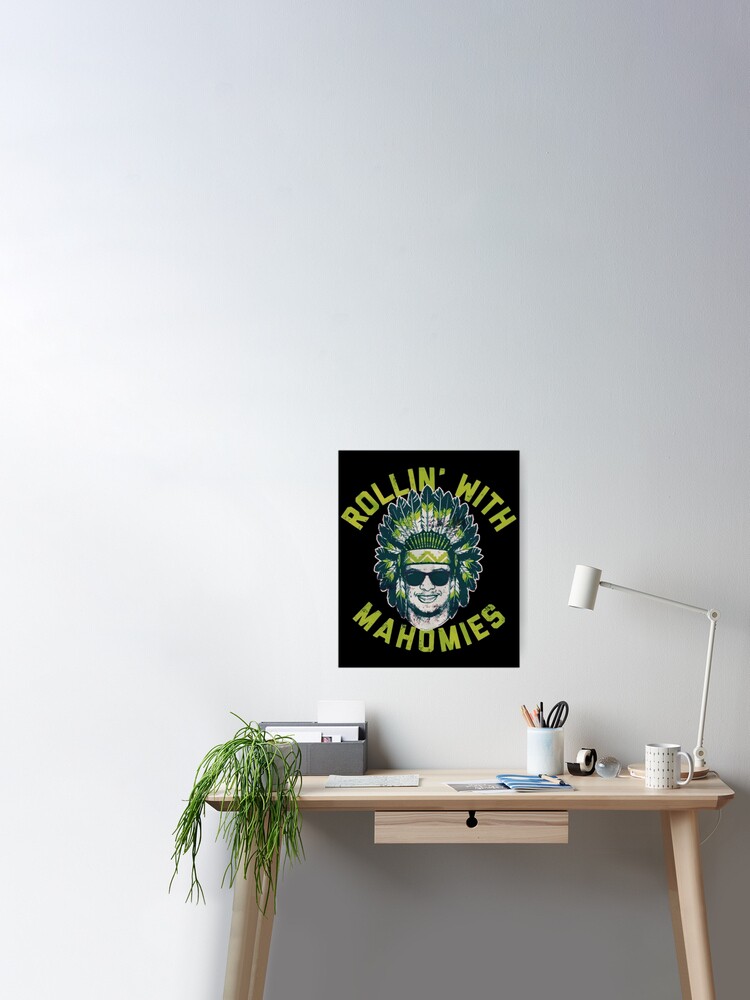 Mit Mahomies Rollen Patrick Mahomes Chiefs Poster Von Akaminalesa Redbubble