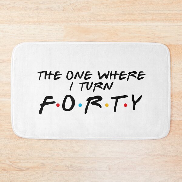 Item preview, 40th Birthday - Where I Turn Forty designed and sold by MoopCatSwag.