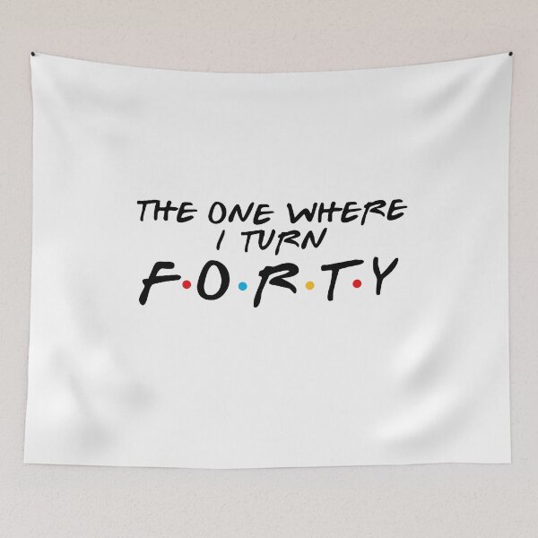 Item preview, 40th Birthday - Where I Turn Forty designed and sold by MoopCatSwag.