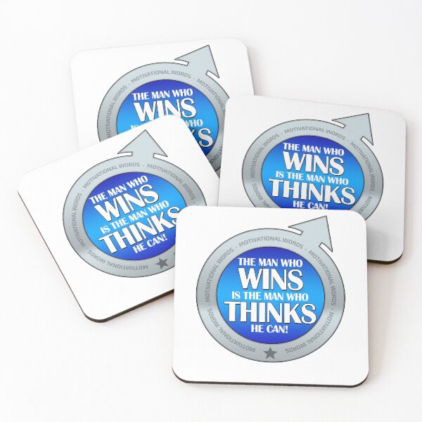 Item preview, The man who wins is the man who thinks he can! Free life! designed and sold by Cristian Stefan.