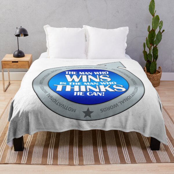 Item preview, The man who wins is the man who thinks he can! Free life! designed and sold by Cristian Stefan.