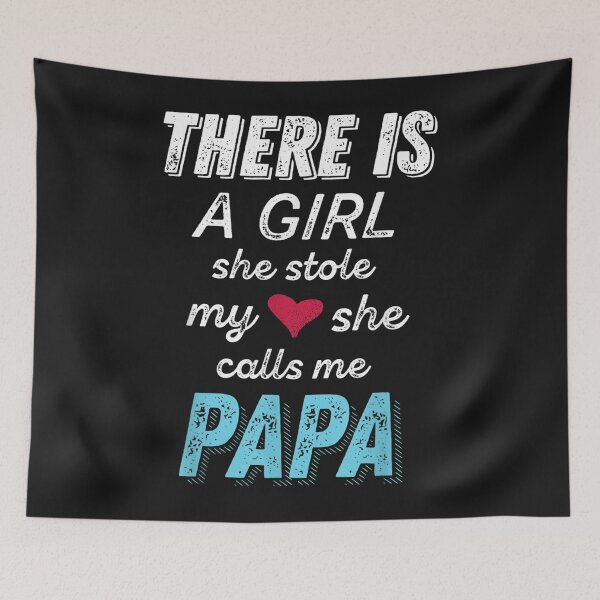 Aperçu de l'œuvre Papa cadeaux de petite-fille, elle a volé mon coeur créée et vendue par turiiamon.