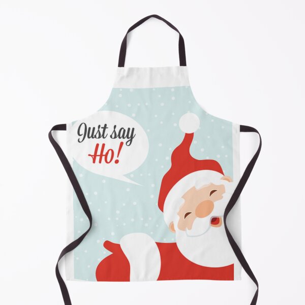 Item preview, Cute Santa, just say ho! Merry Christmas designed and sold by Boss Bubble.