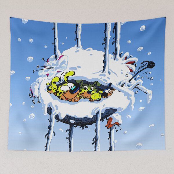 Item preview, Marsupilami in nest / Winter designed and sold by Hubashop.