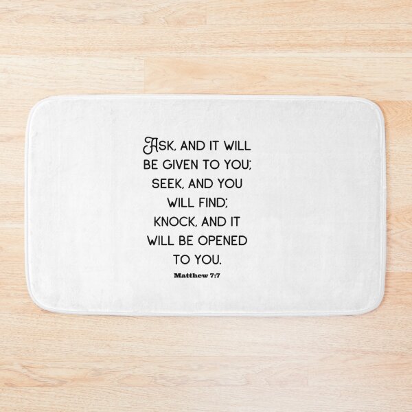 Item preview, Mateo 7: 7 - Versículo de la Biblia designed and sold by LoA-Lady.
