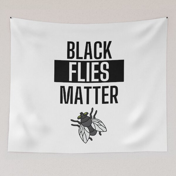 Item preview, black flies matter designed and sold by OneTimeEngineer.
