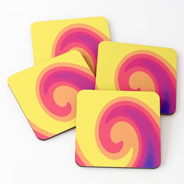 Item preview, Colour Wave on Yellow designed and sold by KeksWorkroom.