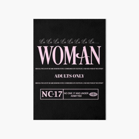 WOMAN Art Board Print