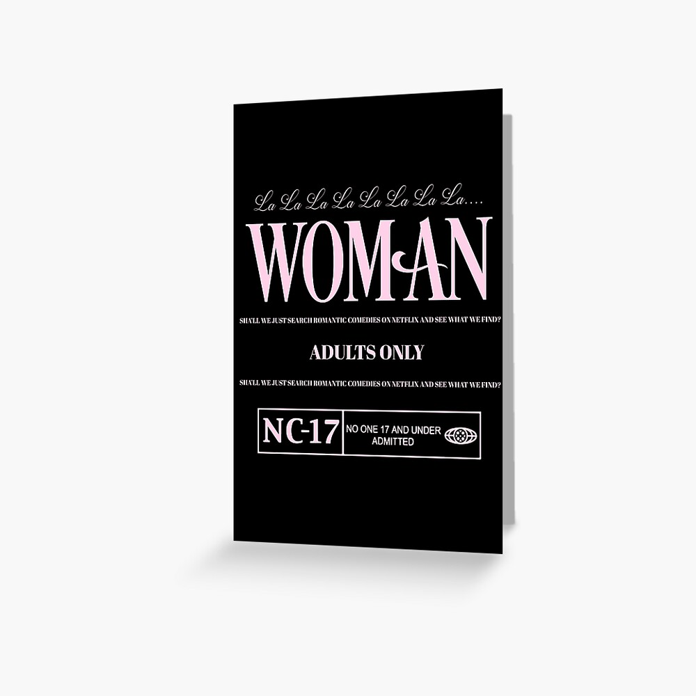 WOMAN Greeting Card