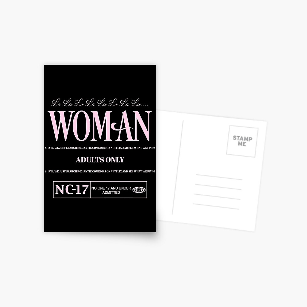WOMAN Postcard