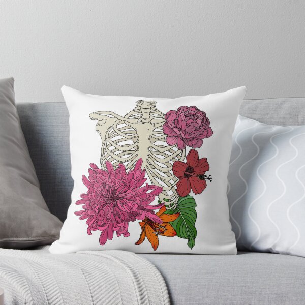 Item preview, Skeleton with flowers designed and sold by tsiguidou.