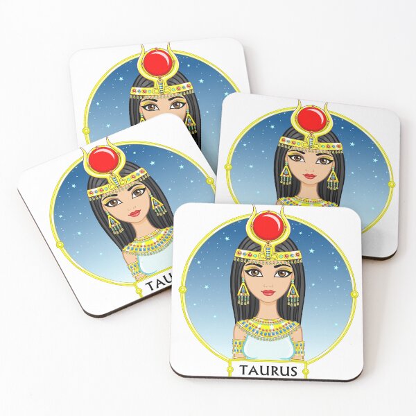 Item preview, Zodiac sign Taurus. Fantastic princess, animation portrait. Background - a frame, the night star sky.  designed and sold by YanaZvereva.