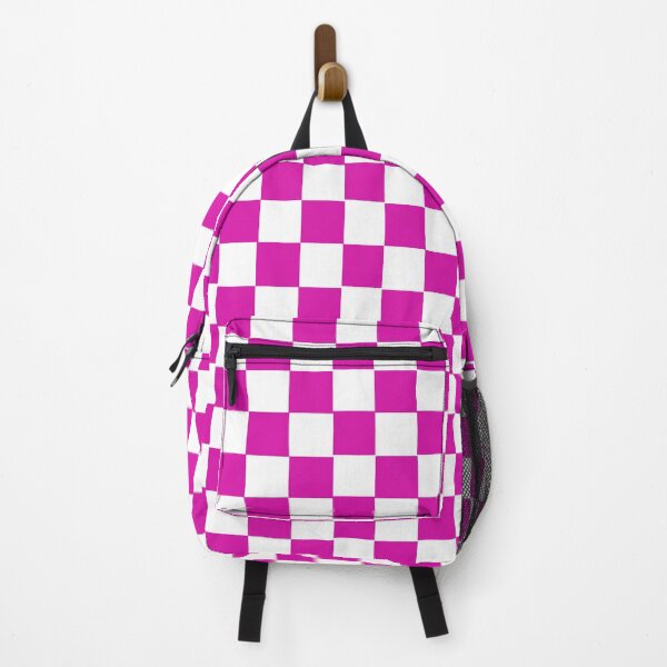 Item preview, Hot Pink Fuchsia & White Chex designed and sold by Havocgirl.