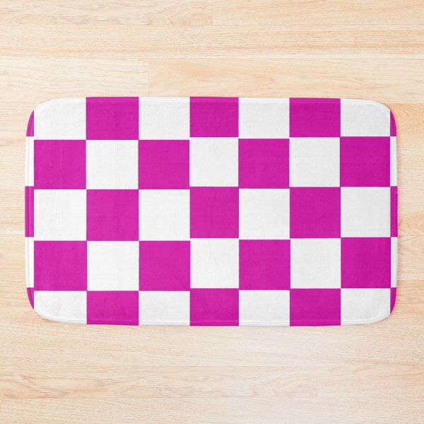 Item preview, Hot Pink Fuchsia & White Chex  designed and sold by Havocgirl.