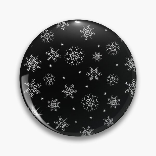 Item preview, Black and white snowflake winter pattern  designed and sold by Jake Purcell.