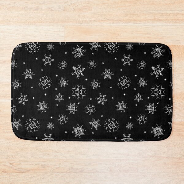 Item preview, Black and white snowflake winter pattern  designed and sold by Jake Purcell.