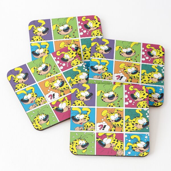 Item preview, Marsupilami squares designed and sold by Hubashop.