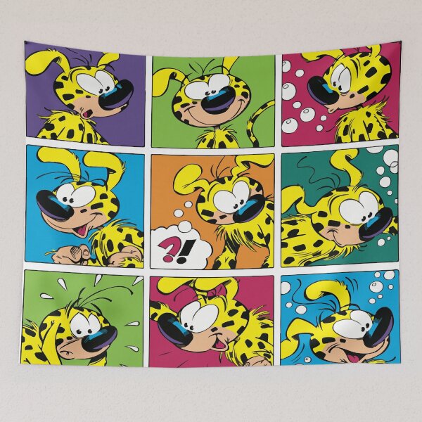 Item preview, Marsupilami squares designed and sold by Hubashop.