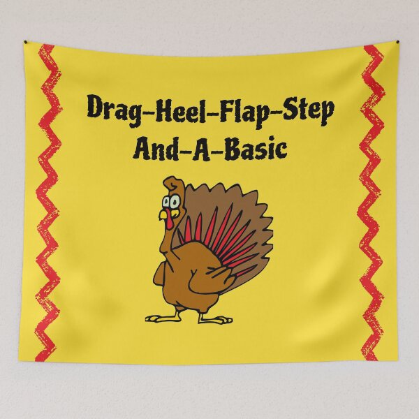 Item preview, Thanksgiving turkey clogging dance step designed and sold by GrammarDance.