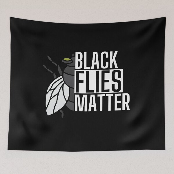 Item preview, black flies matter designed and sold by OneTimeEngineer.