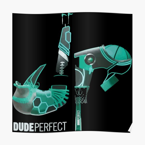 dude perfect logo black and white