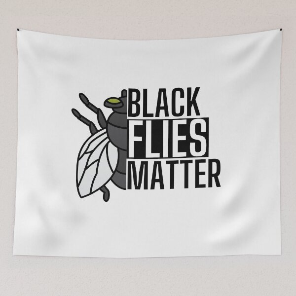 Item preview, black flies matter designed and sold by OneTimeEngineer.