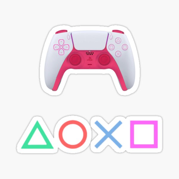 PlayStation - Dual Sense - rose Sticker