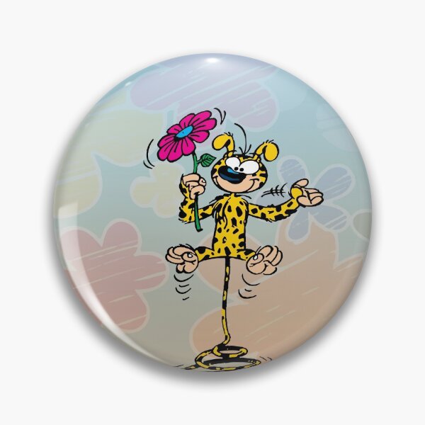 Item preview, Marsupilami spring with flower / Flower design designed and sold by Hubashop.