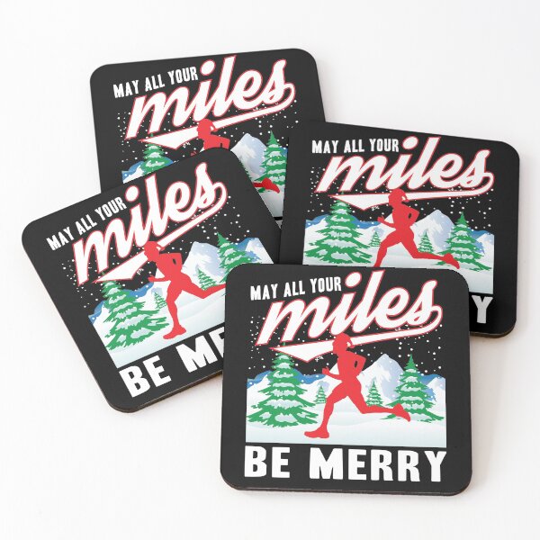 Item preview, May All Your Miles Be Merry Christmas Run Gift Running designed and sold by Extrakt.