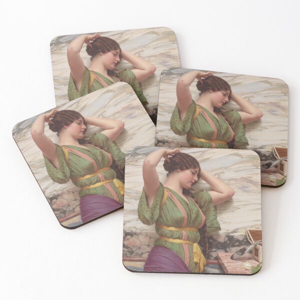 Item preview, A Fair Reflection (1915) - John William Godward designed and sold by SALON DES ARTS.