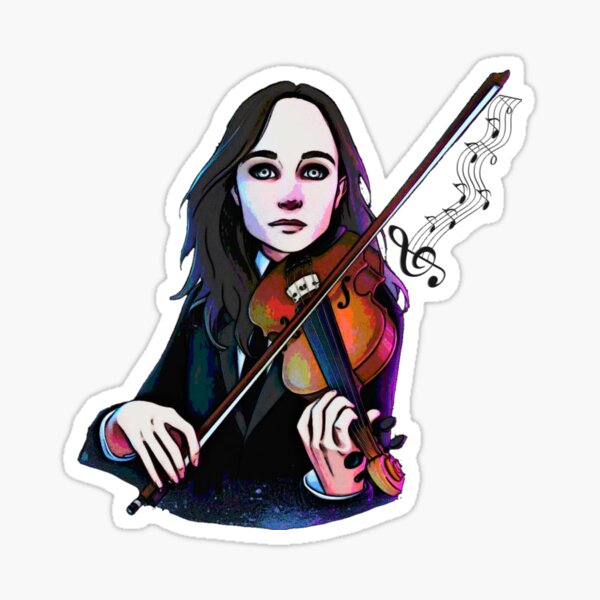 Vanya avec violon Sticker