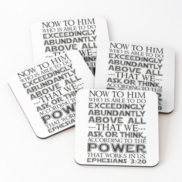 Item preview, Ephesians 3:20 Exceedingly Abundantly Above All That We Ask Or Think designed and sold by plushism.