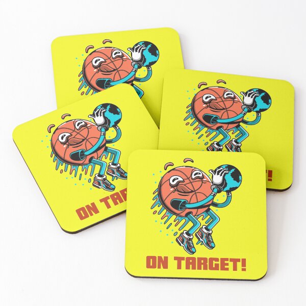 Item preview, ON TARGET! FUNNY BASKETBALL DESIGN  designed and sold by stevencox26.
