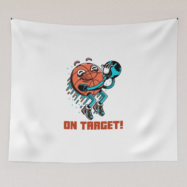 Item preview, ON TARGET! FUNNY BASKETBALL DESIGN  designed and sold by stevencox26.