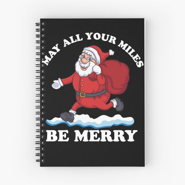 Item preview, May All Your Miles Be Merry Christmas Run Gift Running designed and sold by Extrakt.