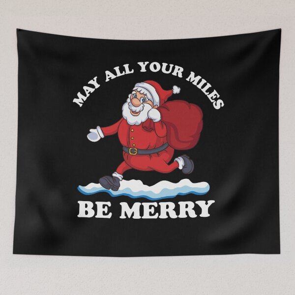 Item preview, May All Your Miles Be Merry Christmas Run Gift Running designed and sold by Extrakt.
