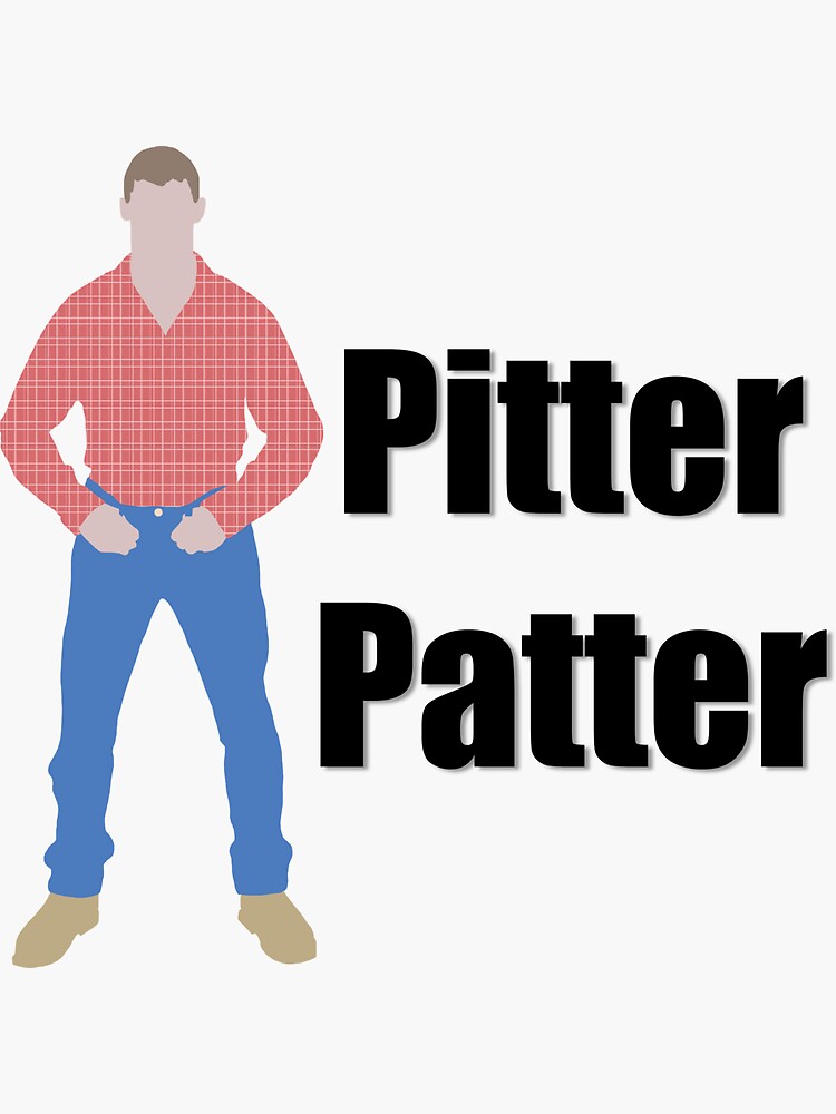"Pitter Patter" Sticker by MrsOhcrap Redbubble