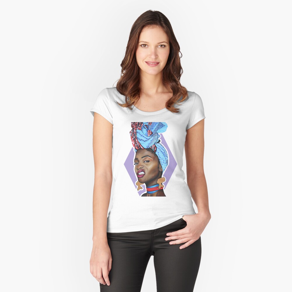 Item preview, Fitted Scoop T-Shirt designed and sold by mikelahl.
