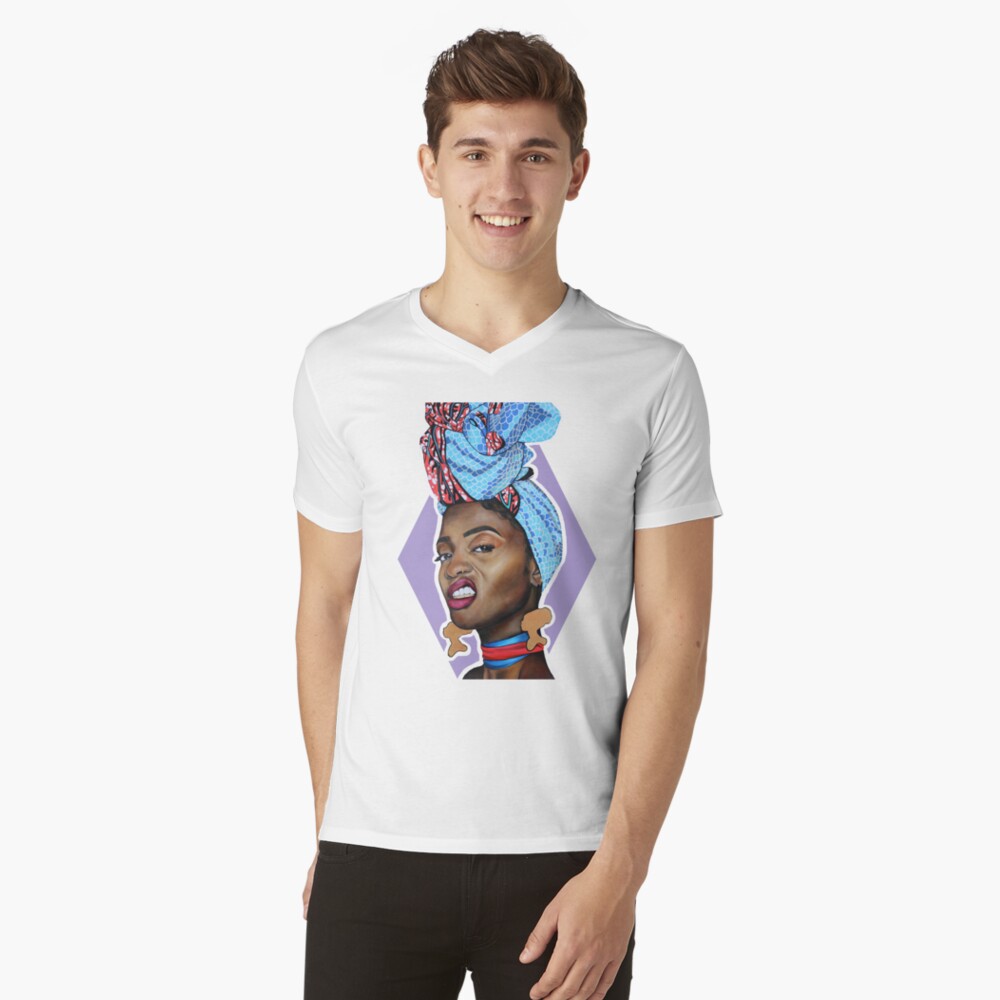 Item preview, V-Neck T-Shirt designed and sold by mikelahl.