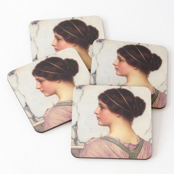 Item preview, A Grecian Lovely (1909) - John William Godward designed and sold by SALON DES ARTS.
