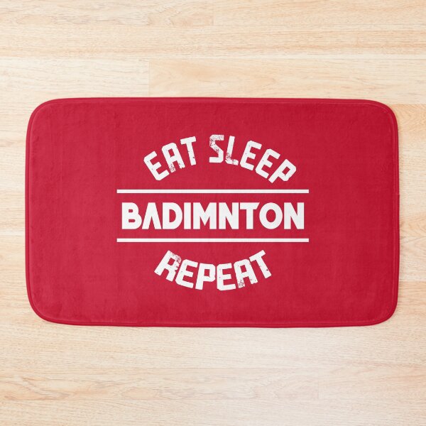 Item preview, Eat Sleep Badminton Repeat #3 designed and sold by SalahBlt.