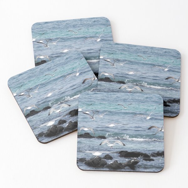 Item preview, View of migratory birds flying on the jeju  island sea in Korea. designed and sold by human8891.