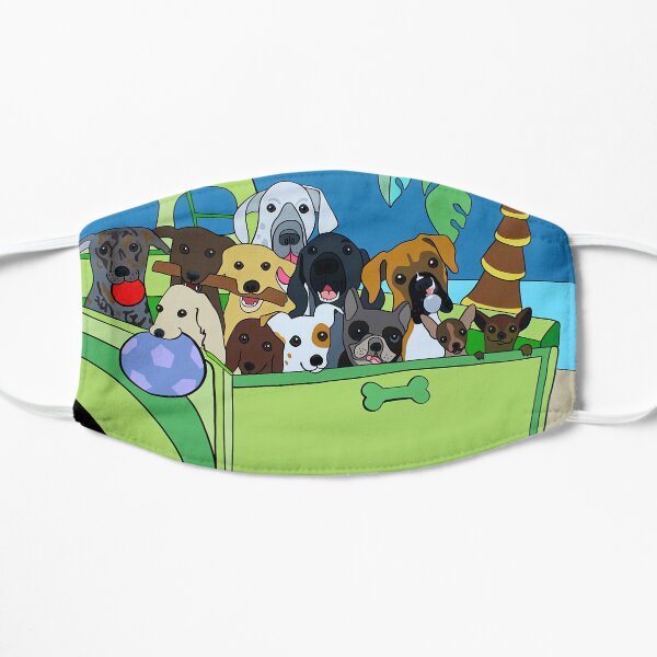 Pick up doggy's, it's party time on the beach. Mask