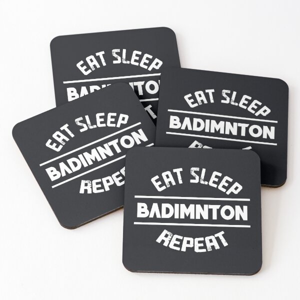 Item preview, Eat Sleep Badminton Repeat #4 designed and sold by SalahBlt.
