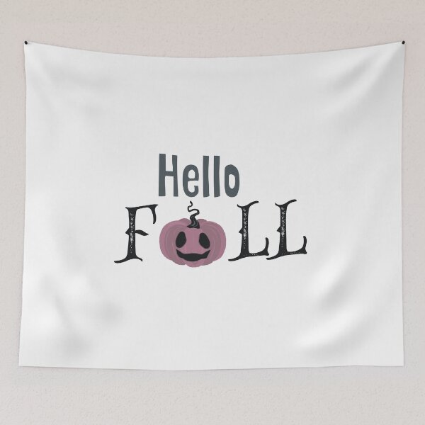 Item preview, Hello Fall pumpkin designed and sold by ArtisticUploads.